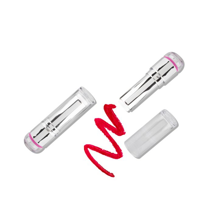 Cosmetic Plastic Tubes Wholesale Empty Lipstick Container Silver Lip Balm Container Chapstick Tube Packaging - LS400 - Image 4