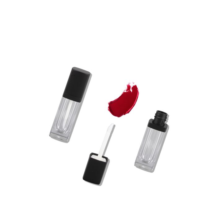 Empty Cosmetic Packaging Lip Gloss Tubes with Applicator Packaging Plastic Transparent Lipgloss container - LG130B - Image 2