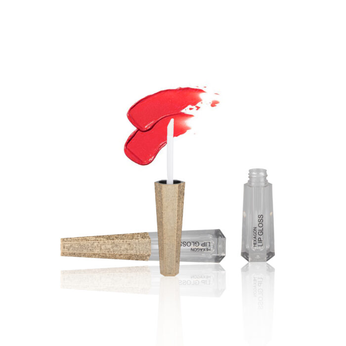 Luxury Hexagon Plastic Golden Cosmetic Tubes Lip Gloss Containers Tube Liptint Bottle - LG146 - Image 4