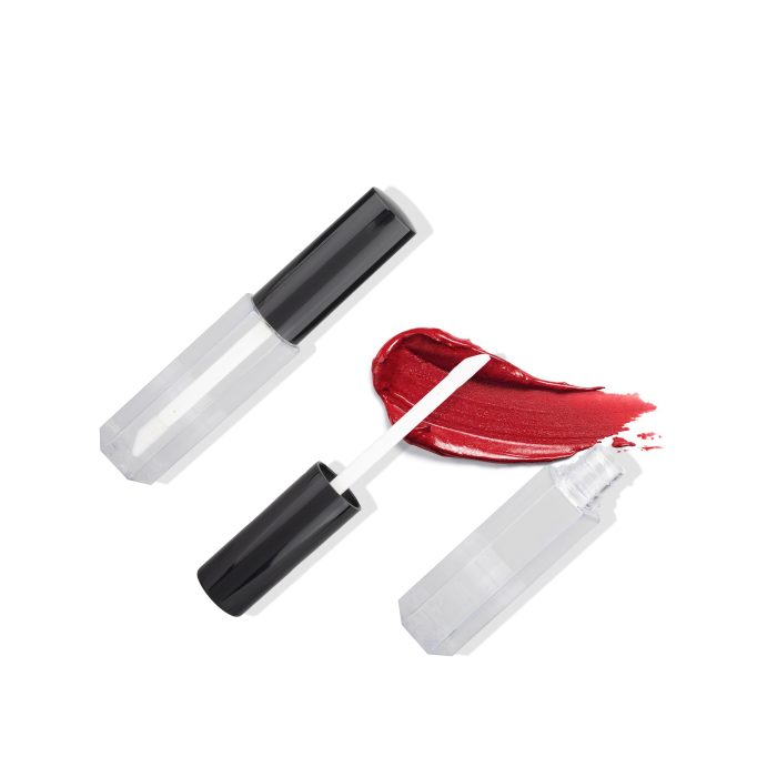 Plastic Hexagon Customizable Clear Lipgloss Tube Lip Gloss Packaging - LG156 - Image 4