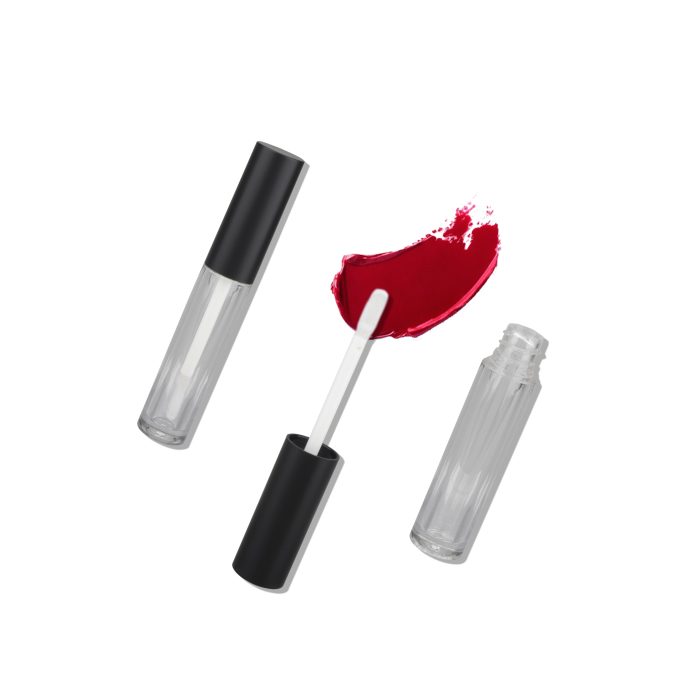 Popular Plastic Cosmetic Packaging Lip Gloss Containers Tube Custom Black Pink Liptint Tube Bottle - LG097 - Image 3