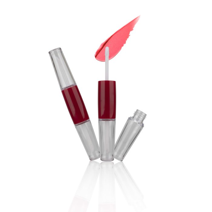 Oval Shaped Double-ended Lip Gloss Containers Plastic Tube Packaging - LG184