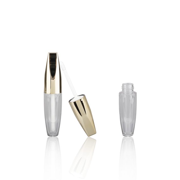 Oval-Shaped Premium Glossy Lip Gloss Tube Clear Lipgloss Container with Wand Glossy Liquid Lipstick Tube - LG138 - Image 2