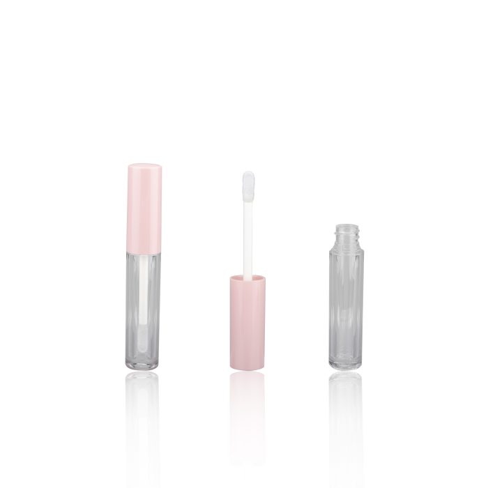 Popular Plastic Cosmetic Packaging Lip Gloss Containers Tube Custom Black Pink Liptint Tube Bottle - LG097 - Image 2