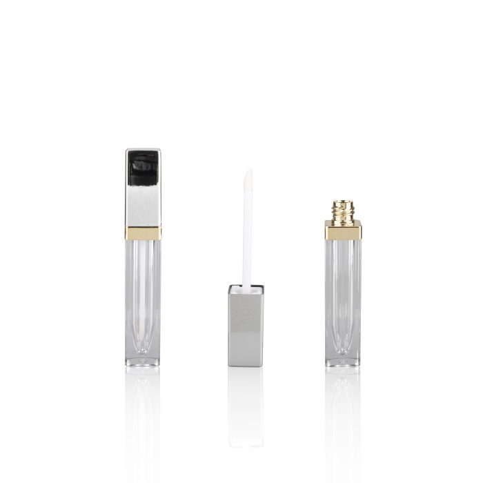 Portable Transparent Lip Gloss Containers Tube OEM Square Lipgloss Empty Tubes Liquid Lipstick Tube - LG109C - Image 4