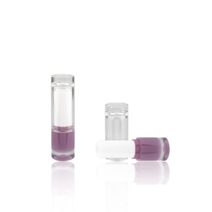 Custom Empty Cosmetic Tube Candy Colors with White Lipstick Packaging Plastic Lip Balm Tube Container - LS358 - Image 3