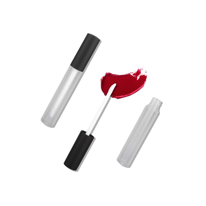 Matte Black Lipgloss Packaging Liptint Bottle Plastic Lipgloss Tube with Brush Applicator - LG113 - Image 6