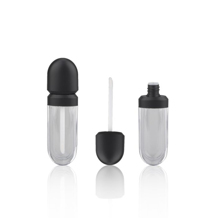 Custom Logo Clear Lipgloss Containers Unique Oval Shape Lip Gloss Tube - LG093 - Image 3
