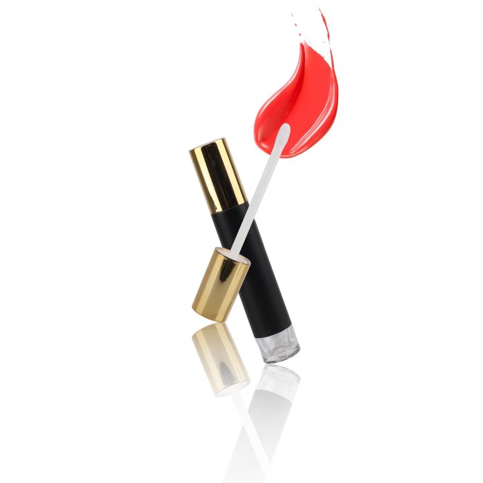 Custom Gold Black Clear Bottom Lip Gloss Tubes Container Cosmetic Tubes - LG199 - Image 2
