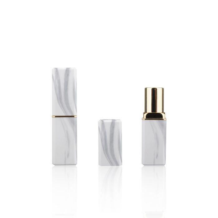 Classic Custom Square Marble Lipstick Tube Lipstick Container Lipstick Packaging Wholesale - LS212