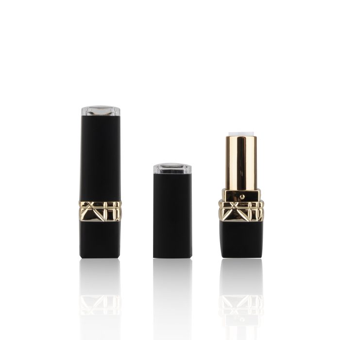 Gold Black Clear Top Wholesale Empty Lipstick Container Empty Lipstick Plastic Tubes Lipstick Packaging - LS213
