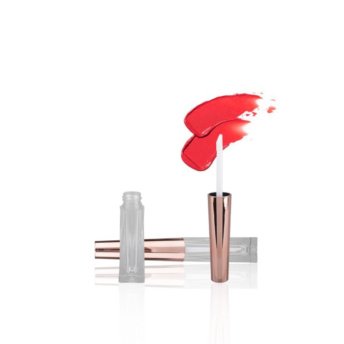 Empty Cosmetic Packaging Rose Gold Lip Gloss Containers Tube Lip Tint Bottle Lipgloss Tube with Brush Applicator - LG144 - Image 6
