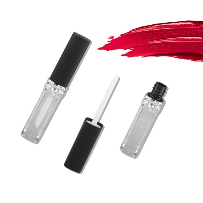 Matte Lid Square Empty Lip Gloss Container Lipgloss Tube Packaging Custom Lipgloss Bottle - LG073 - Image 4