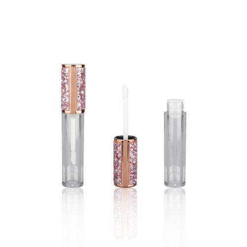 Empty Shinning Top Clear Lip Gloss Containers Tube Lipgloss Packaging Liptint Bottle With Wand - LG175