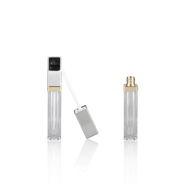 Portable Transparent Lip Gloss Containers Tube OEM Square Lipgloss Empty Tubes Liquid Lipstick Tube - LG109C - Image 5