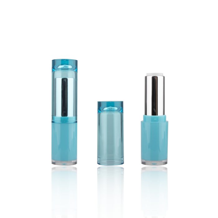 Custom Colorful Clear Lid Make Up Container Lipstick Plastic Packaging Tube - LS200 - Image 2