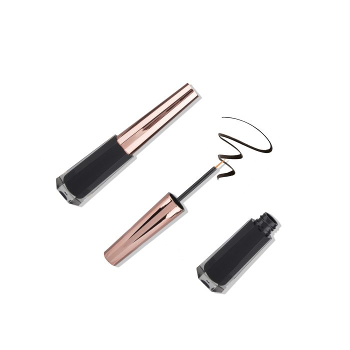 High Class Luxury Hexagon Custom Print Logo Mascara Eyeliner Container Eyeliner Packaging - EL029 - Image 4
