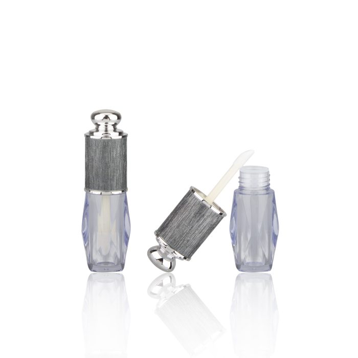Mini Unique Sliver Lid Lip Gloss Container Lipgloss Packaging Liptint Bottle with Applicator - LG176 - Image 2