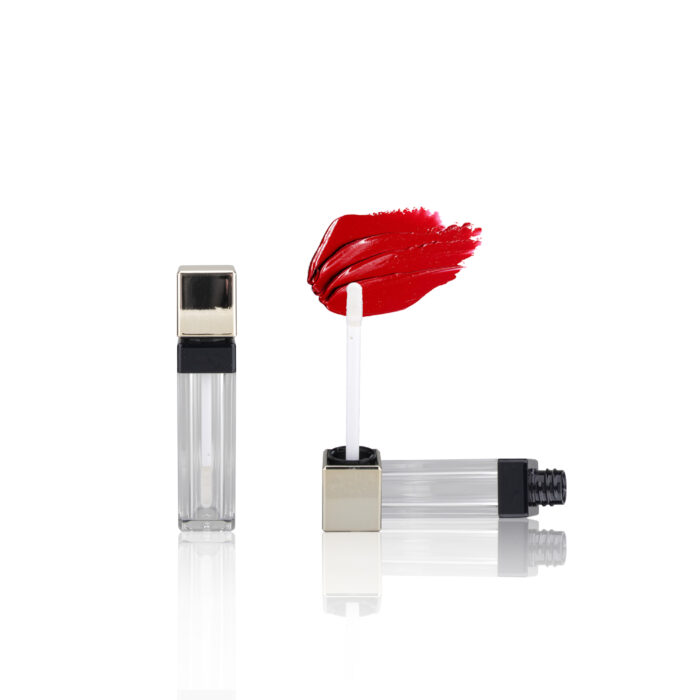 Hot Sale Square Plastic Lipgloss Tube Lip Gloss Container Empty Plastic Container for Liquid Lipstick Tube - LG140 - Image 3