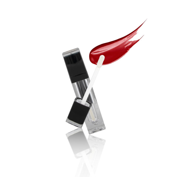 Luxury Matte Black Transparent Empty Lip Gloss Tube Containers with Wands - LG132 - Image 6