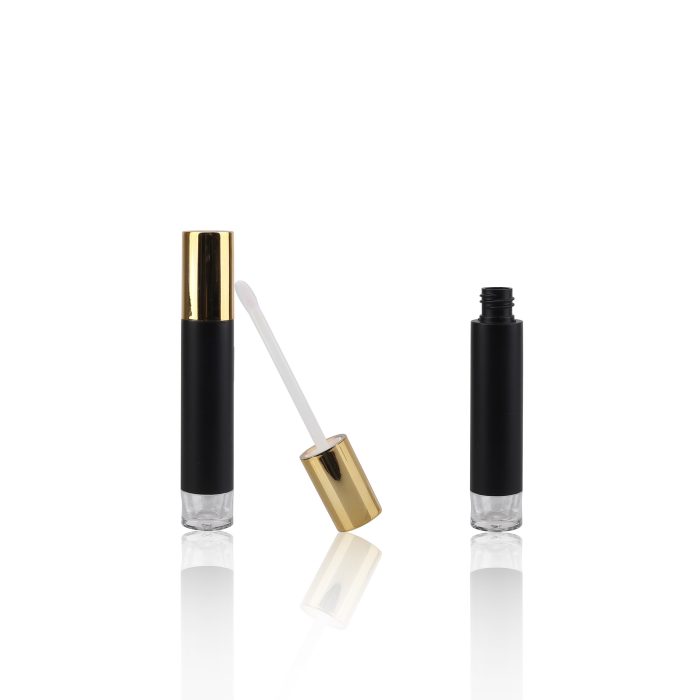 Custom Gold Black Clear Bottom Lip Gloss Tubes Container Cosmetic Tubes - LG199 - Image 3