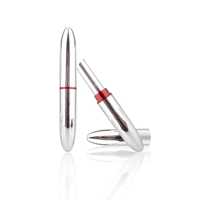 Plastic Empty Cosmetic Packaging Silver Lipstick Tube with Logo Printing Lipstick Packaging - LS313 - Image 2