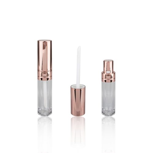 High Quality cylinder rose gold lip gloss tubes lipgloss containers - LG069