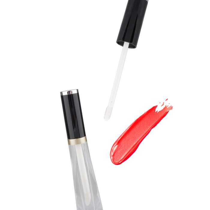 Luxury Black Gold Plastic Cosmetic Tubes Lip Gloss Containers Tube Lipgloss Tube with Glossy Painting - LG070 - Image 3