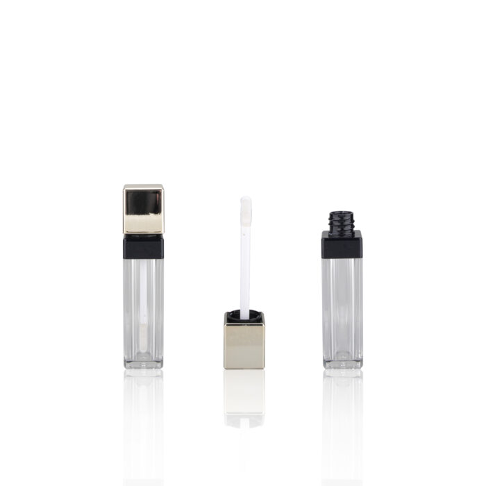Hot Sale Square Plastic Lipgloss Tube Lip Gloss Container Empty Plastic Container for Liquid Lipstick Tube - LG140