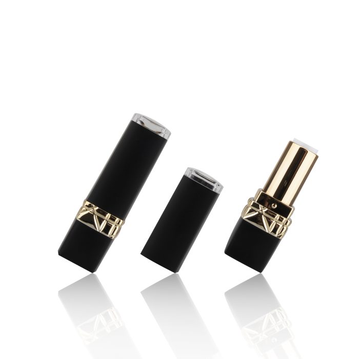 Gold Black Clear Top Wholesale Empty Lipstick Container Empty Lipstick Plastic Tubes Lipstick Packaging - LS213 - Image 2