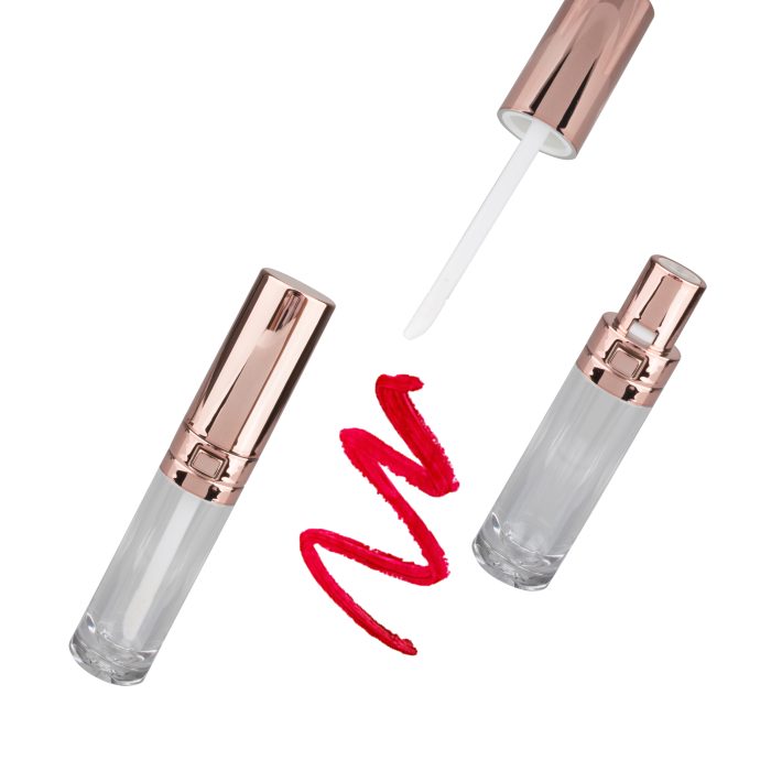 High Quality cylinder rose gold lip gloss tubes lipgloss containers - LG069 - Image 4