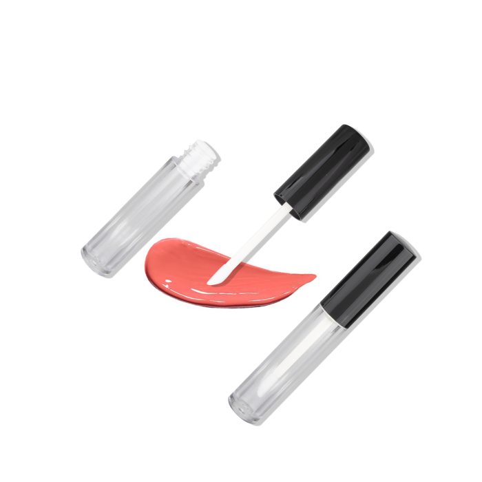 Classical Round Clear Plastic Lipgloss Tube Lip Gloss Tubes Liptint Bottle with Applicator - LG161 - Image 2