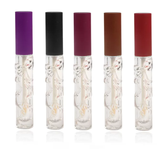 Embossed Bowknot Matte Container 4ml Gradient Pink Cute Cosmetic Packaging Custom Color - LG490 - Image 6