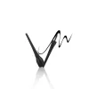 Matte Black Custom Eyeliner Pen Packaging Factory Price Mascara Container Small Soft Brush 3ml - EL032 - Image 2