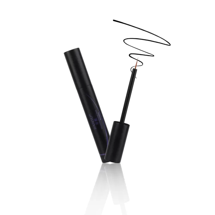 Aluminum Eyeliner Tubes Custom Empty 3ml Cylinder Eyelash Growth Serum Packaging Printing Hot Stamping - EL037 - Image 2
