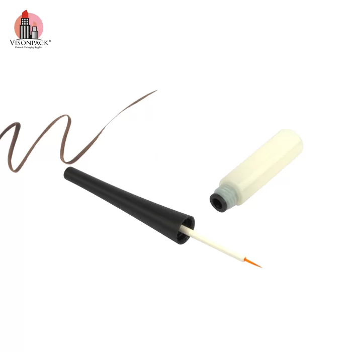 Custom Empty Plastic Eyeliner Tube Packaging Refillable Eyelash Growth Oil Bottle 5ml OEM - EL096 - Image 2