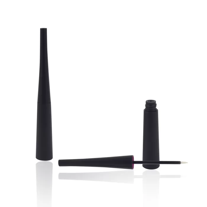 Matt Black Eyeliner Tube 6.5ml Custom OEM Color Empty Liquid Bottle Packaging Brush Wand - EL103 - Image 2