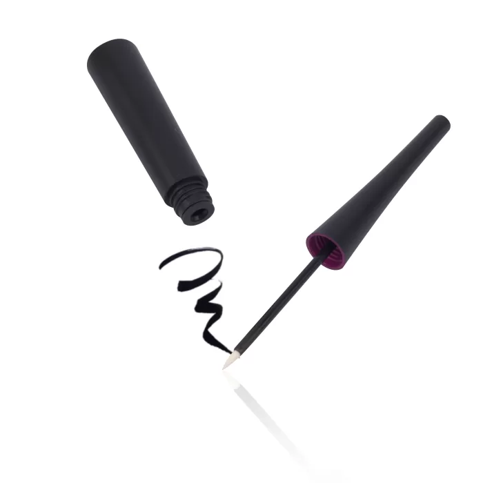Matt Black Eyeliner Tube 6.5ml Custom OEM Color Empty Liquid Bottle Packaging Brush Wand - EL103 - Image 4