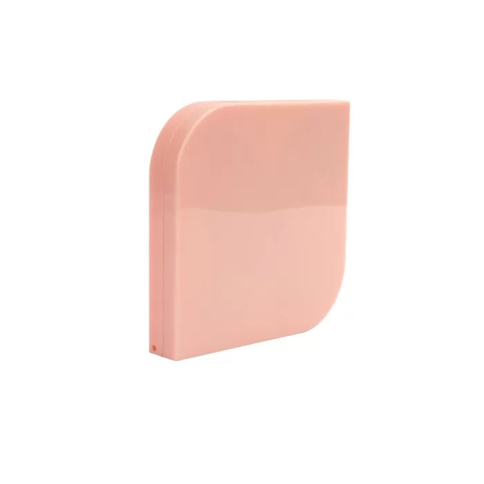 New Customized Pink Empty 6 Colors Eye Shadow Palette Case With Mirror Private Label OEM - ES066