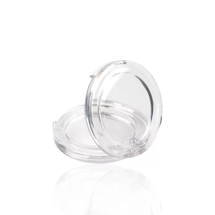 Wholesale Round Transparent Empty Single Color 5g Blusher Case Private Label Compact Eyeshadow Blush 3g Custom - ES117 - Image 4