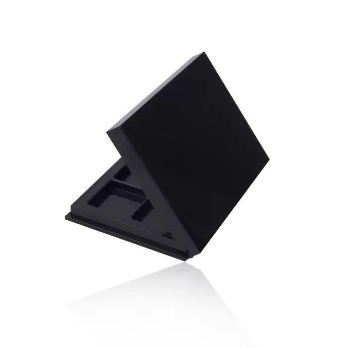 Makeup Packaging Manufacturer Rectangle 6 Colors Eyeshadow Palette Mirror Empty Square Black Blusher Powder Eye Shadow - ES119 - Image 3