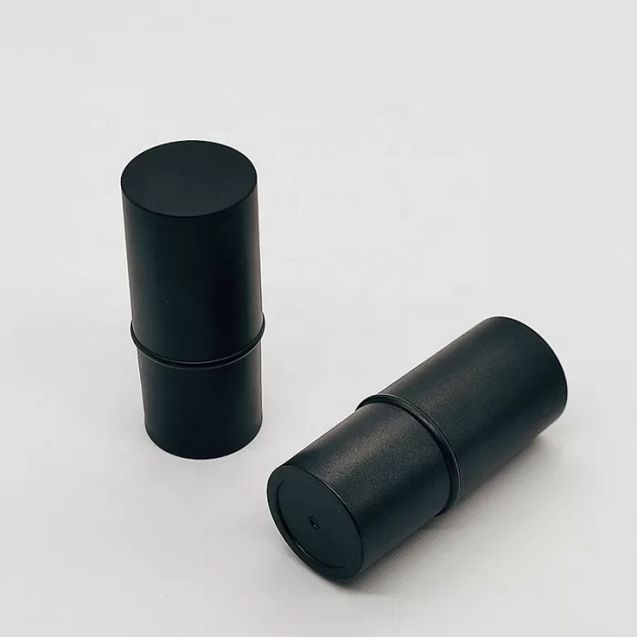 Custom 4g 6g Foundation Stick Container Black Rotating Contour Blush Package Round Highlighter Concealer Deodorant Tube - F005