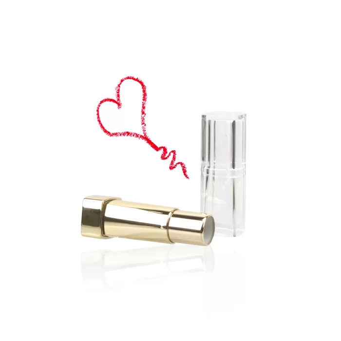 New Lip Balm Container With Transparent Lid Metallic Gold Inner Tube Empty Square Chapstick Private Label 5g - LB006 - Image 3