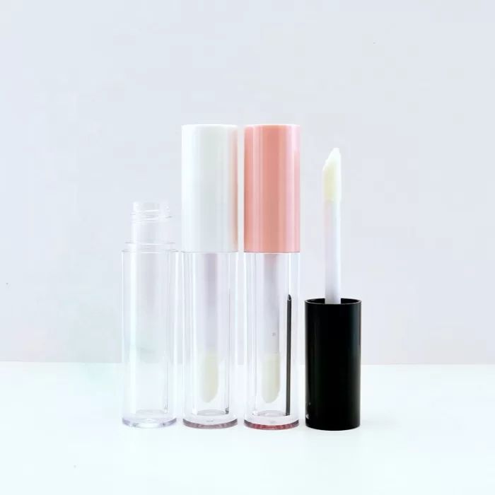 6ml 7ml Round Concealer Container Custom Color Lid Big Brush Applicator Transparent Bottle Design - LG025B