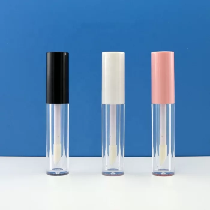 6ml 7ml Round Concealer Container Custom Color Lid Big Brush Applicator Transparent Bottle Design - LG025B - Image 3