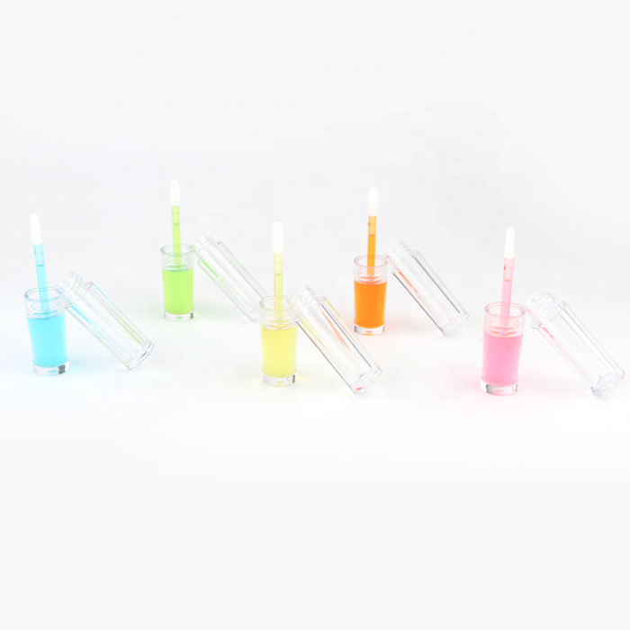 High Quality Transparent Tube Custom Colors PETG Liquid Lipstick Packaging 2.2ml Empty Glaze Container Applicator - LG1325 - Image 4