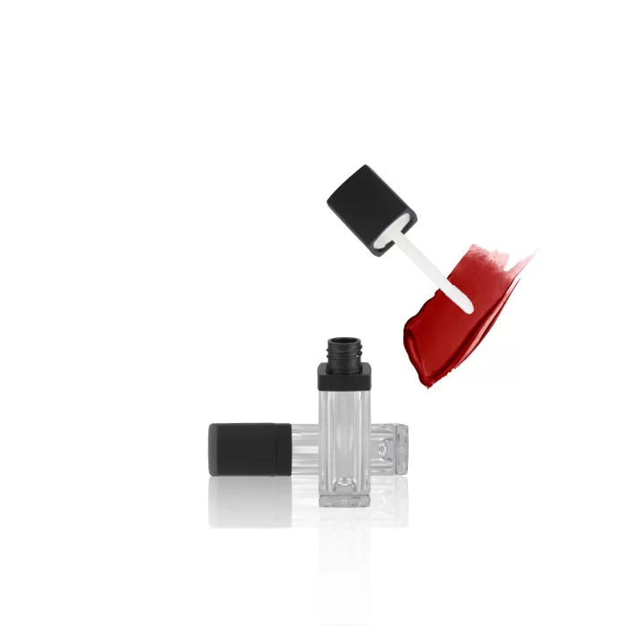 8ml Square Lip Gloss Tube Custom Label Wand Cosmetic Packaging Rectangular Bottles - LG150 - Image 2
