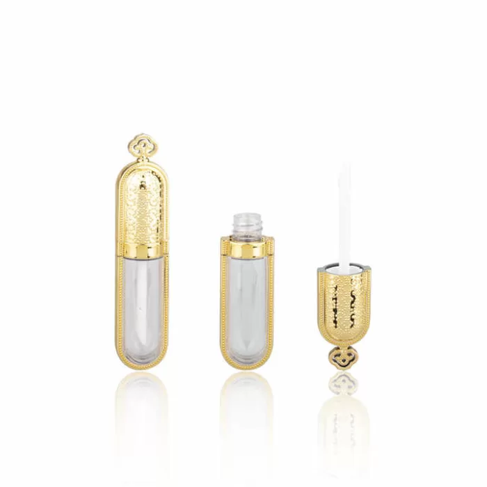 Golden Bottles Mini Liquid Lipstick Unique Design Beauty Packaging 3ml 5ml Cotton Brush - LG159 - Image 4