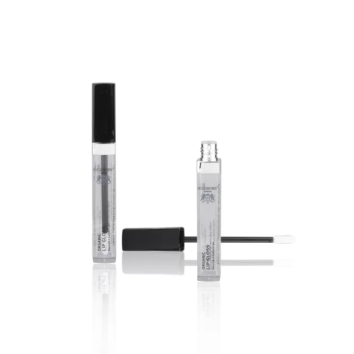 Silver Band Transparent Square Liquid Lipstick Bottle 7ml Container Wholesale Black Lid - LG194 - Image 4