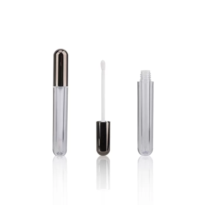 New Creative Capsule-Shaped Wand Tube With Red Lid Clear Cylinder 10ml Foot Brush - LG219 - Image 4
